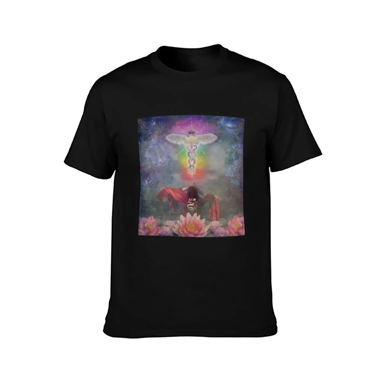 Mary Magdalene Kundalini Energy T-Shirt Big Size Crew Neck T-Shirt