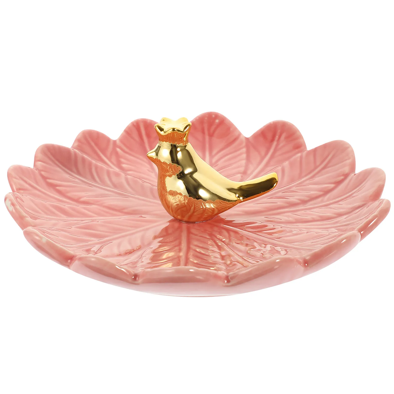 

Керамическая подставка для украшений в виде мультяшной птицы, тарелка для колец, органайзер для серег, поднос для хранения мелочей, настольный держатель для дома и спальни