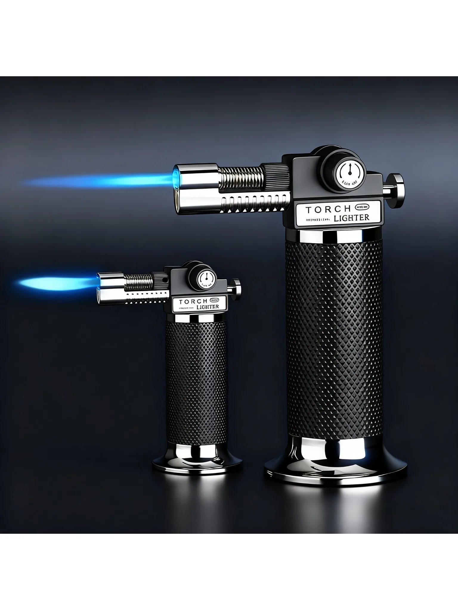 Briquet à gaz coupe-vent pour barbecue, cuisine, torche haute capacité, Turbine, pistolet de pulvérisation, bijoux, soudage du métal, cadeaux pour hommes