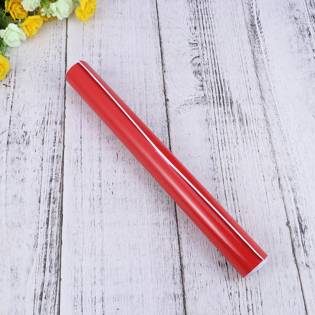 

Glossy Bright Red PVC Car Sticker Film Self Adhesive Waterproof Easy Stick Bubble Free Car Wrap Motorcycle Laptop Phone