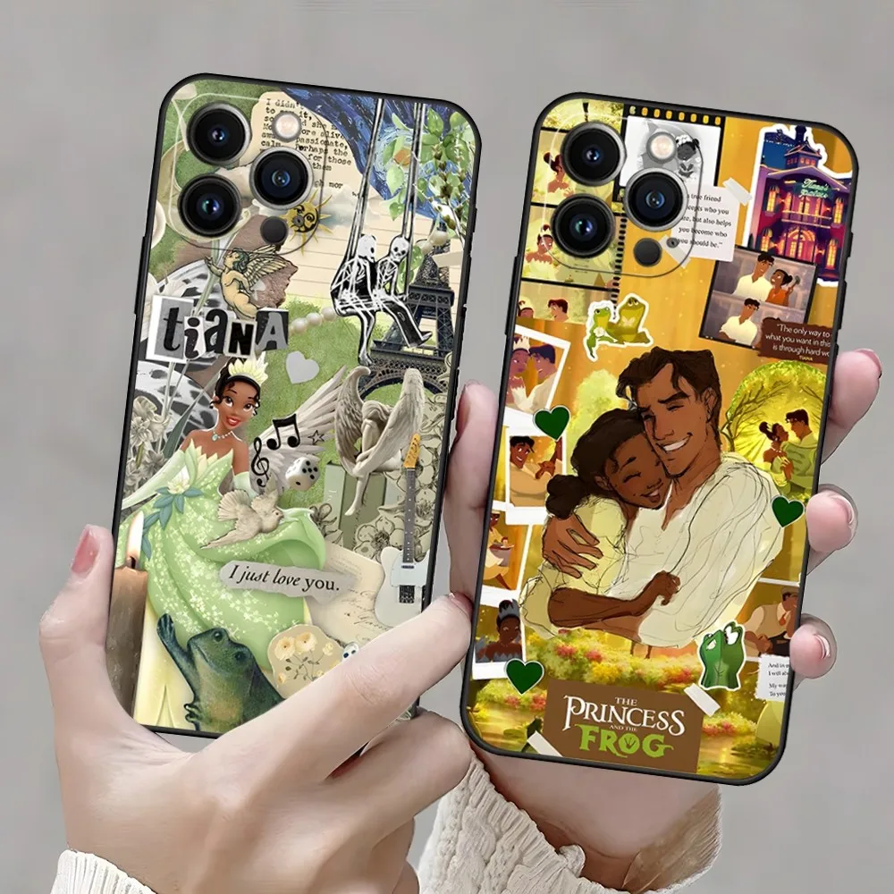 Princess Tiana Phone Case for iphone 13 11 15ProMax 14 12 Pro Xs Max Mini Xr X 7 8 6 6s Plus Shell Coque