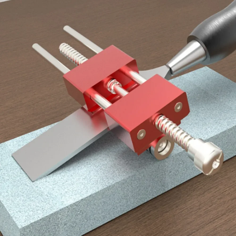 Angle Sharpener Guide Bracket - Aluminum Honing Guide Sharpening Jig for Chisels and Planes Wood Chisel Edge Sharpening Holder