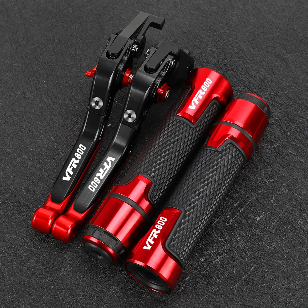 Motorcycle Accessories FOR HONDA VFR 800 VFR800 VTEC VFR800F Folding Brake Clutch Levers Handlebar Grip Handles bar Hand Grips