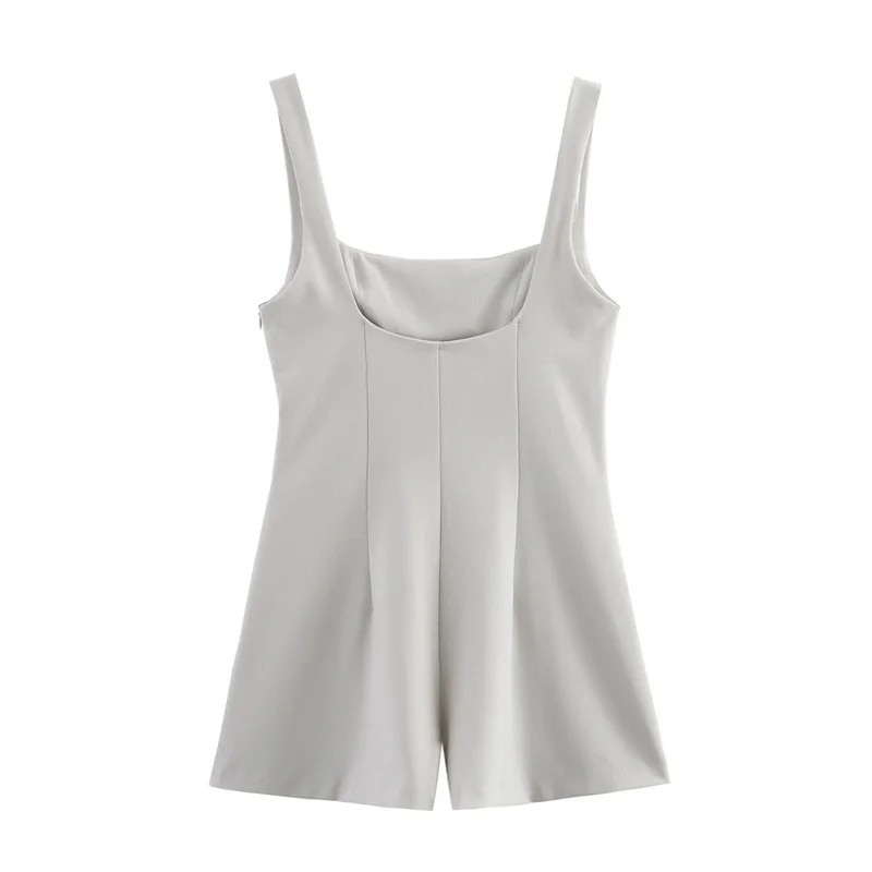 ملابس نسائية أوروبية وأمريكية شورت بذلة بسيط ومتعدد الاستخدامات #2