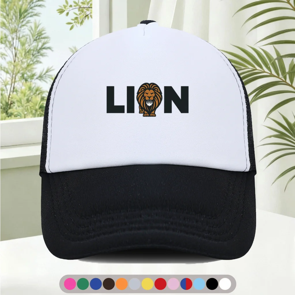 Fashionable and Versatile Sponge Mesh Cap  Features Cool Printed Patterns, Unisex  American Trucker Hat  HighQuality Hat  S