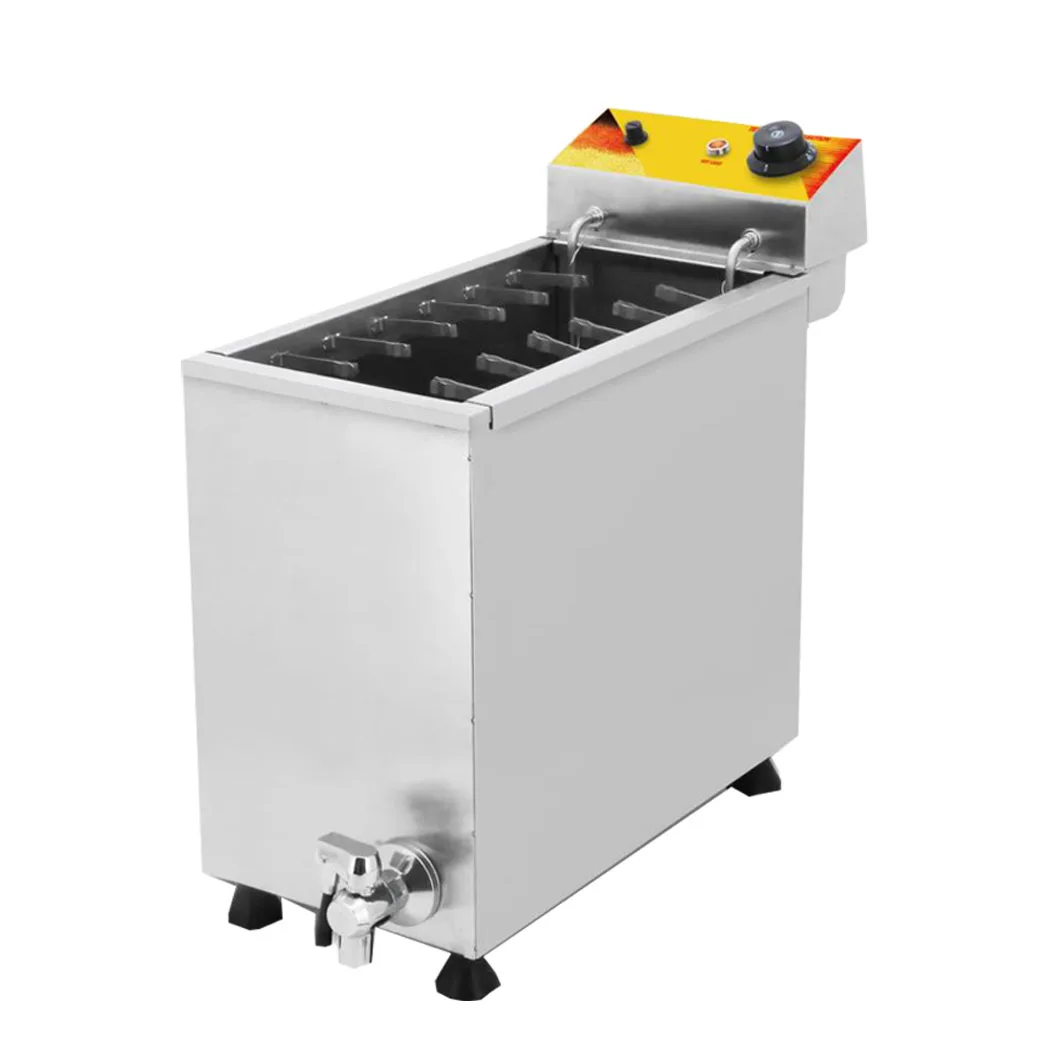 Commercial Automatic 25L Large Capacity Cheese Hot Dog Sticks Fryer Electric Deep Korean Corn Dog Fryer Machine Snack Machine