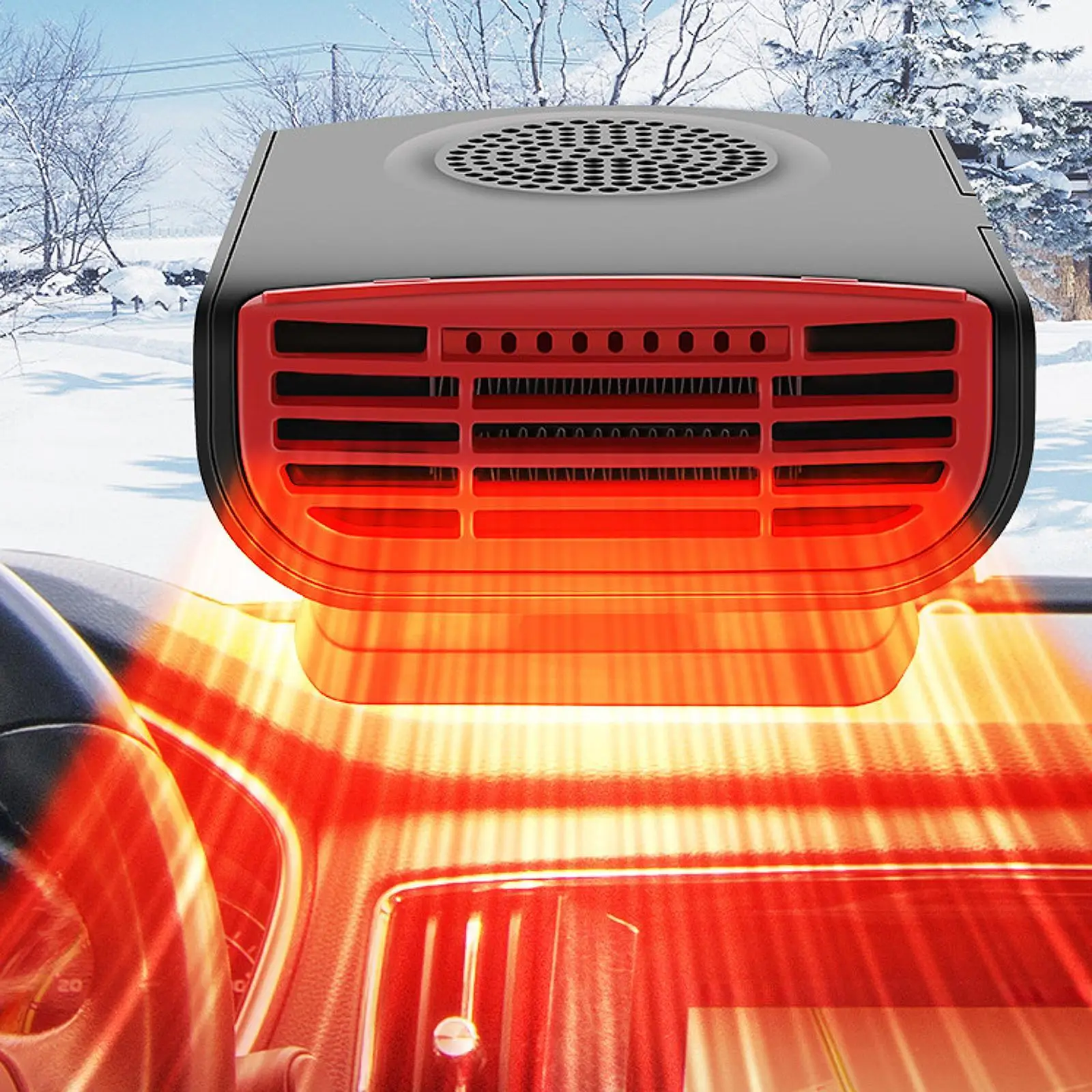 

12V Car Heater Windshield Defroster Four Seasons Multifunctional 360 Degree