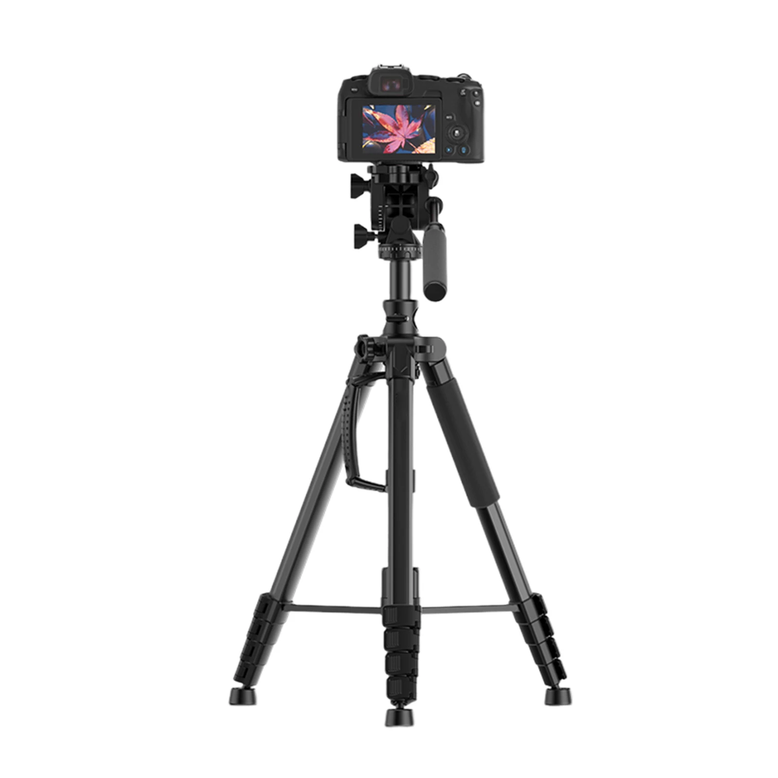 

VRIG TP-34 Aluminum Alloy Camera Tripod Professional 195cm Height Adjustable Portable Monopod for Mirrorless Camera Cell Ph