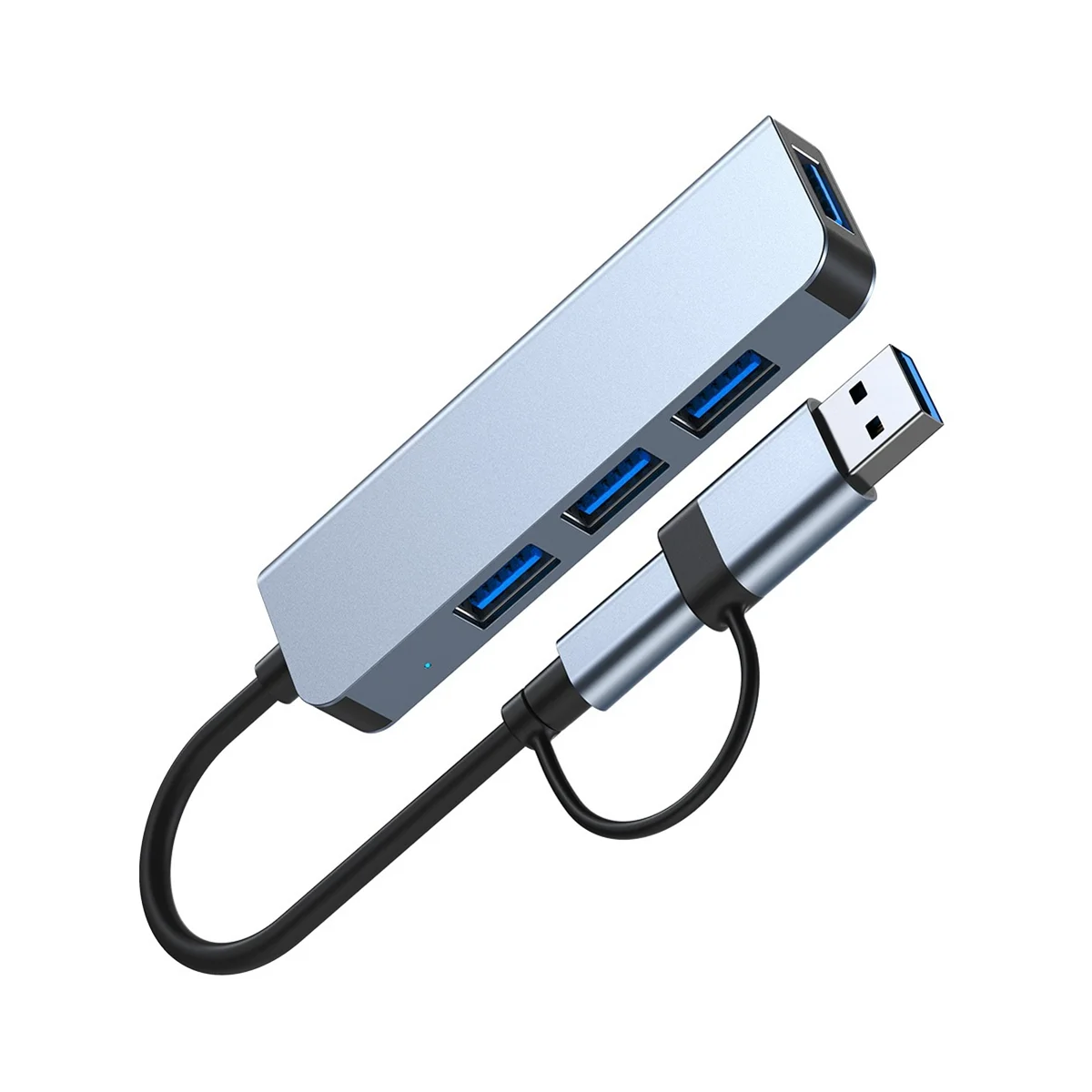 AT87-4Port USB 3.0 Hub USB Hub Hoge Snelheid Type C Splitter 5Gbps voor PC Computer Accessoires Multiport HUB 4 USB 3.0 2.0 Poorten