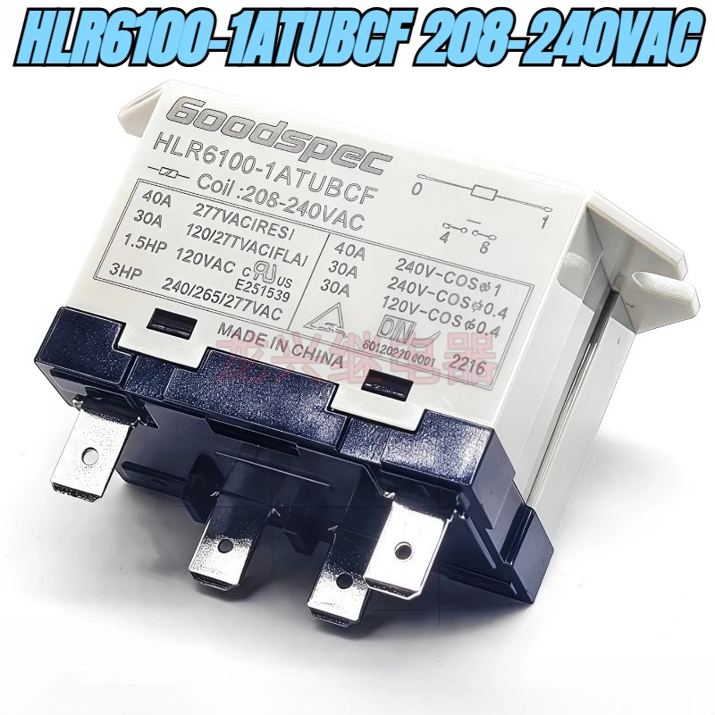 New 1pcs/lot HLR6100-1ATUBCF 208-240VAC 40A 4pins
