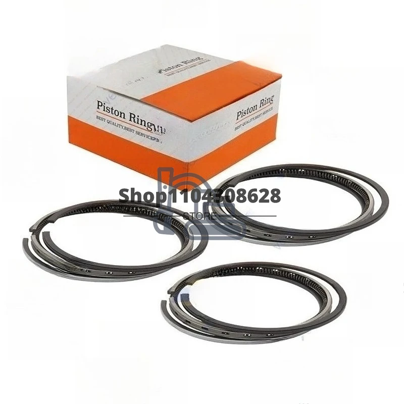

3TN82 Piston Rings 3-Cylinder For 82mm Diesel STD 82*2+2+4mm Overhaul Rebuild Kit Engine Parts
