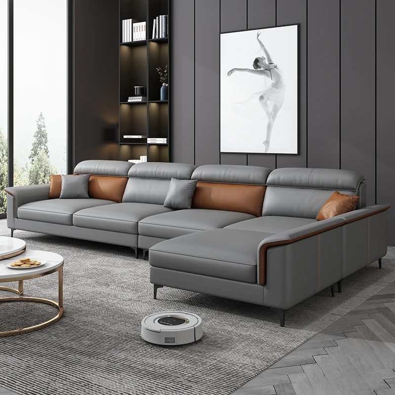 Corner Floor Living Room Sofas Bedroom Lazy Modern Leather Living Room Sofas Luxury Sectional Canape Gonflabe Rooms Furnitures