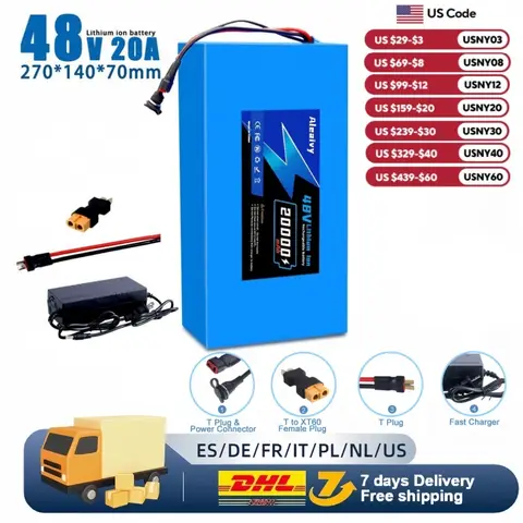8 best sales battery akez 48v - №3
