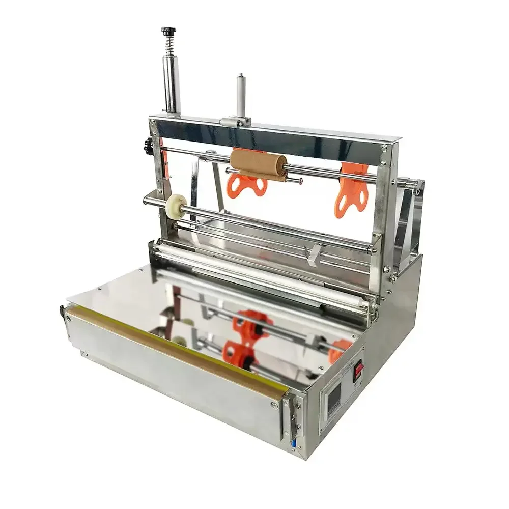 Tissue box packing machine, cellophane cosmetics perfume box heat film overwrapping machine