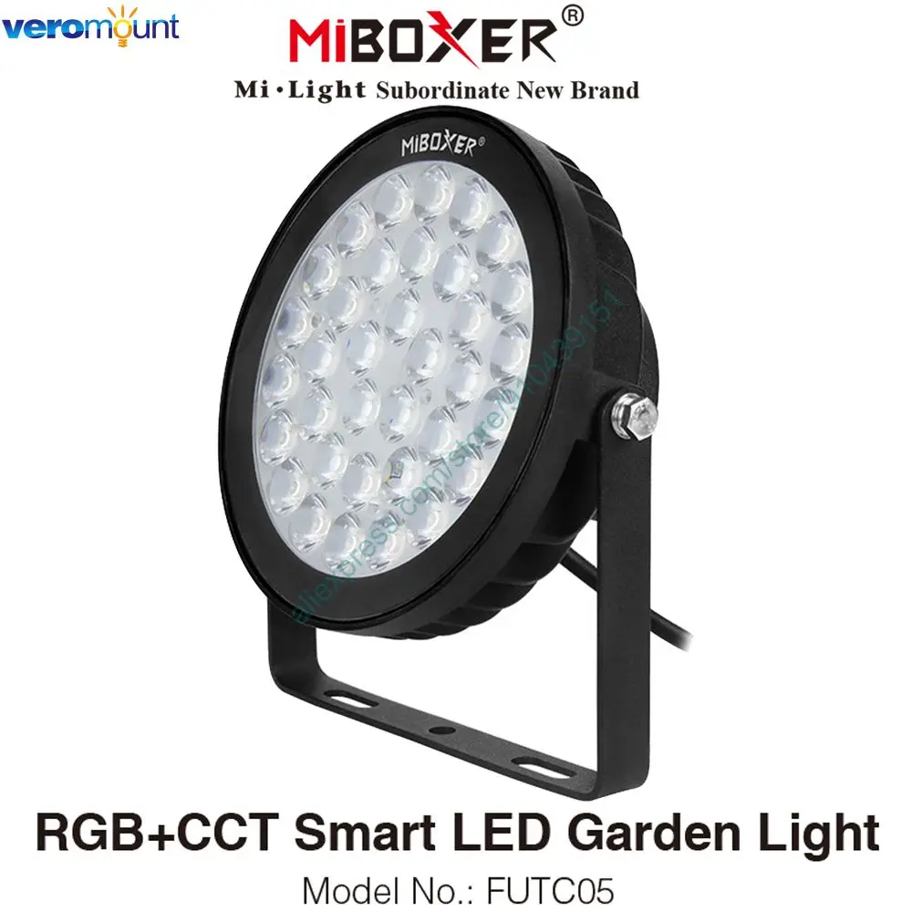 MiBOXER FUTC05 25W RGB+CCT Smart LED Garden Lamp Outdoor Landscape Light 220V 2700~6500K can APP/remote/Alexa Voice control