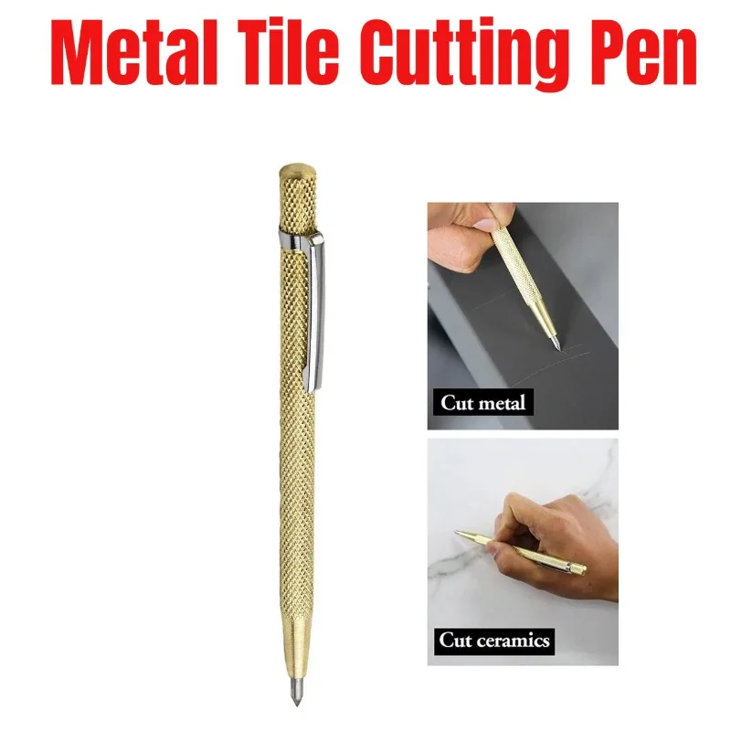 Diamond Metal Marker Pen Glass Metal Plate Iron Sheet Lettering Tungsten Steel Scratch Needle Wood Engraving Hand Tool Accessory