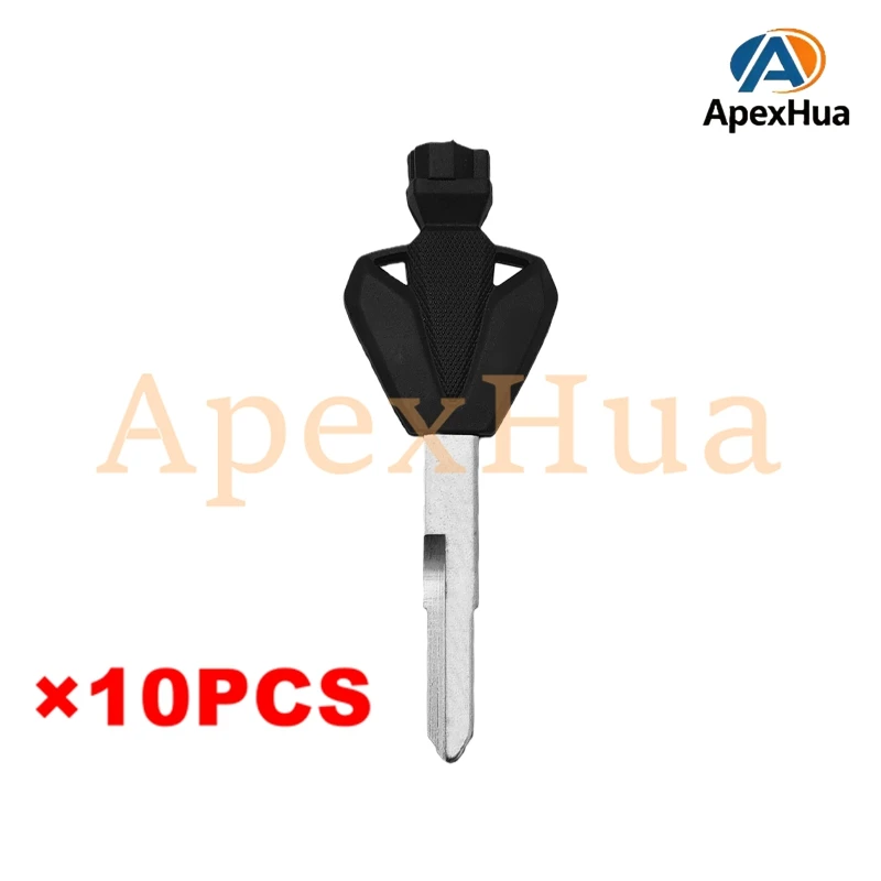 Motorcycle Key, Suitable for Yamaha Rubber Head with Magnetic Cover Sticker Key Blank Motorcycle Right Slot Key Blank