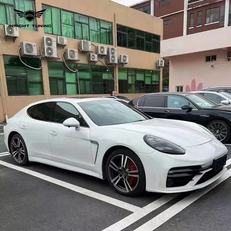 القديمة إلى الجديدة 970 إلى 971 توربو S نمط مصدات السيارة PDLS المصابيح الأمامية بوديكيت لبورشه باناميرا 970.1 970.2 السرية إلى 971 طقم الجسم