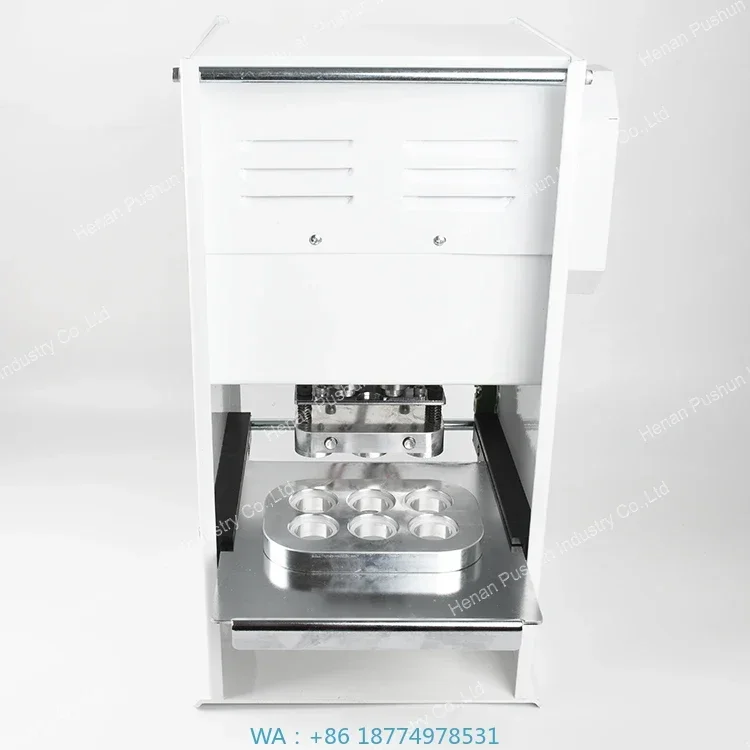 

Small Heat Sealing MachineSemi Automatic k Cup Sealer Plastic/aluminum Empty Coffee 6 Cavity