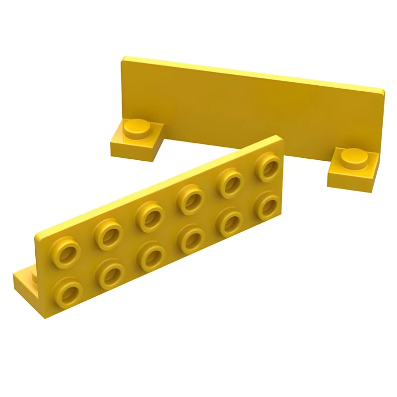 

10pcs/set Bracket 1x6 with Plate 2x6 Up Building Blocks DIY MOC Parts Compatible with Major Brands 5090 Brick Toys