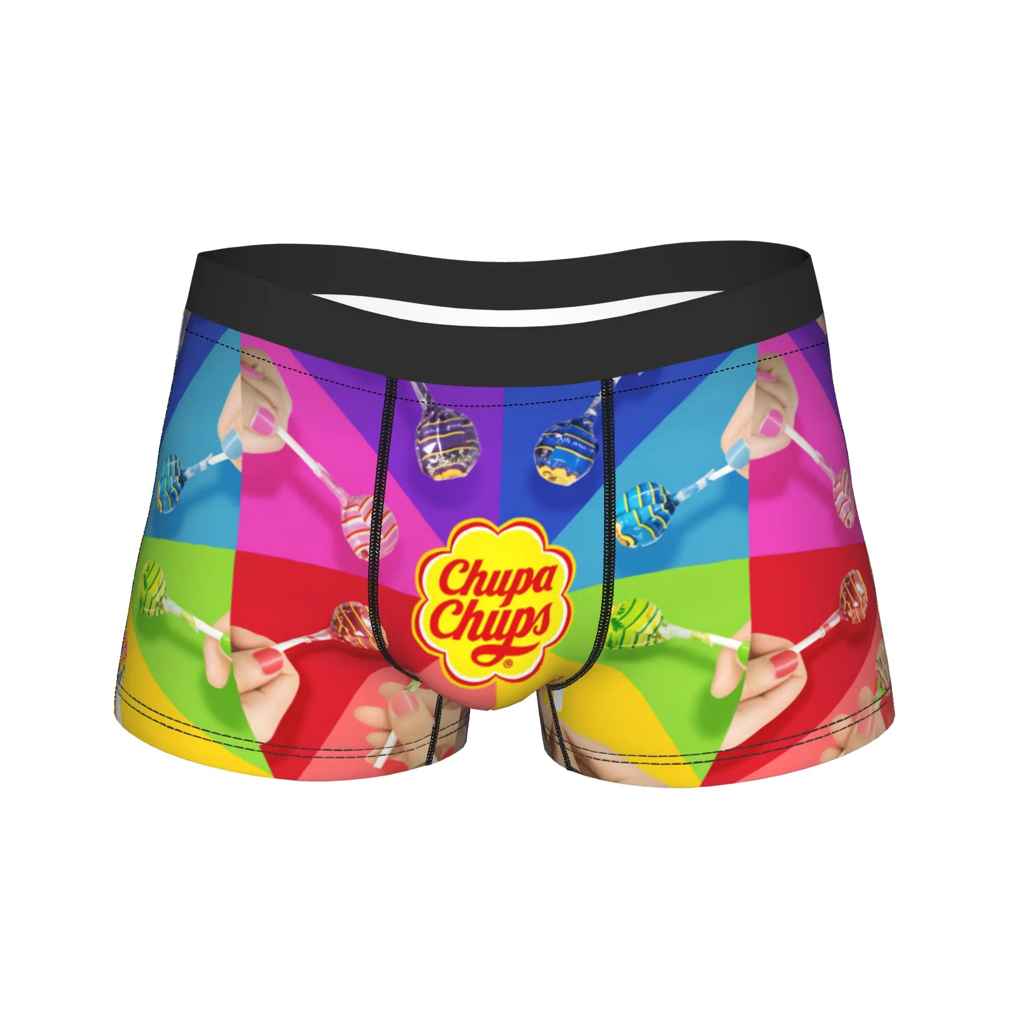 

Candy Chupa Chups Underwear Male Underpants Custom DIY Breathable Boxer Shorts Hot Sale Boxer Brief Big Size