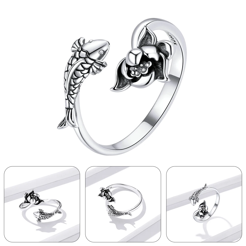 

Adjustable for Men Silver European and American Women S925 Sterling Miss