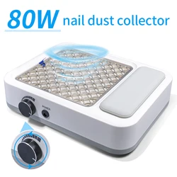 Nail Dust Collector Extractor Fan for Manicure Cleaner Vacuum Aspirator Professional Art Pedicure Absorber Gel Powder Sucker