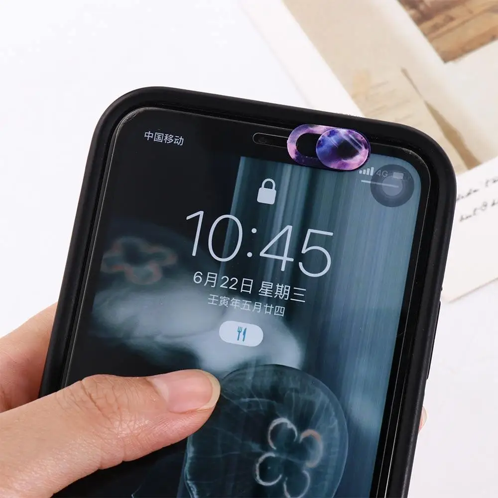 Phone Antispy Camera Cover Laptops Camera Protection Shutter Starry Sky Pattern WebCam Camera Cover Phone Lens Cover