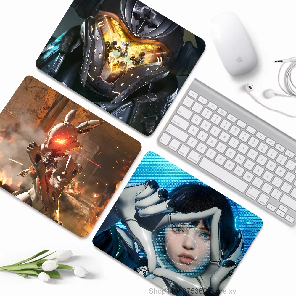 The First Descendant Mousepad Small LockEdge Mouse Pad For Gamers Computer Desk Pad Rectangular Anti-slip Rubber