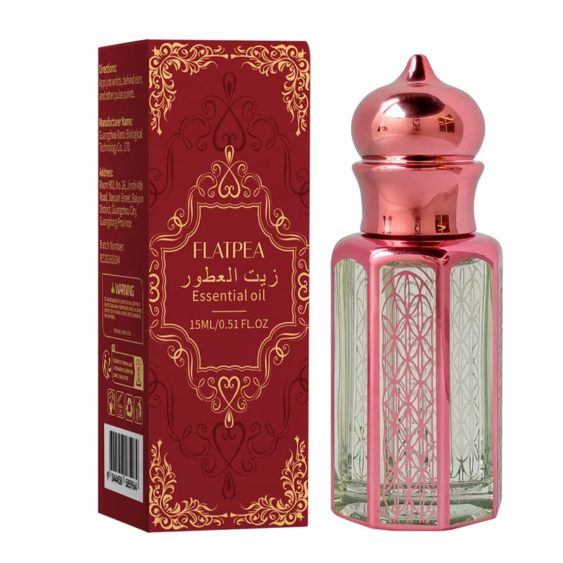 15 мл Арабское парфюмерное масло с ароматом уд и чая, высококонцентрированное, стойкое, оригинальное арабское парфюмерное масло.