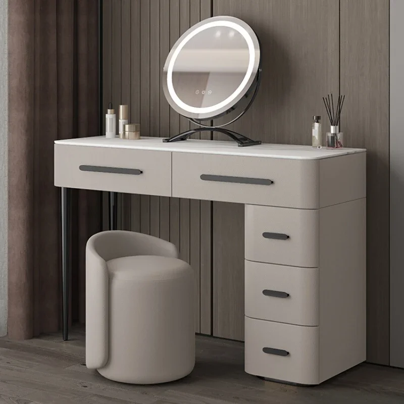 

Drawer Modern Dresser Nordic Luxury Items Mirrors Shelf Luxury Dressing Table Vanity Women Tocador Maquillaje Bedroom Furniture