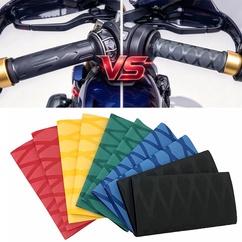 F750GS F850GS Motorcycle Universal Heat Shrinkable Grip Cover Non-slip Rubber Grip Glove For BMW R1250GS R1200GS LC ADV F900R