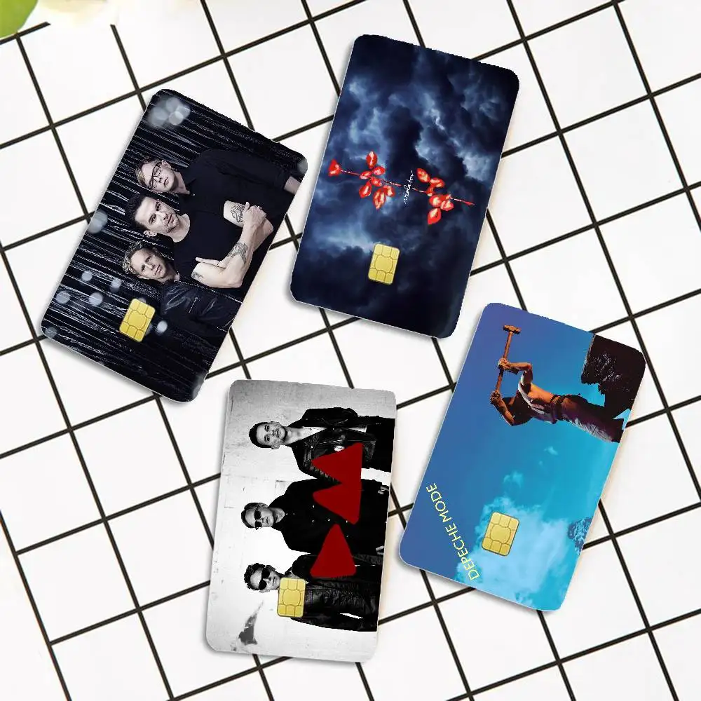 Electronic Rock D-Depeche Mode 2024 Anime Cartoon Skin Stickers Film Tape Case For Big Credit Debit Card Front Side