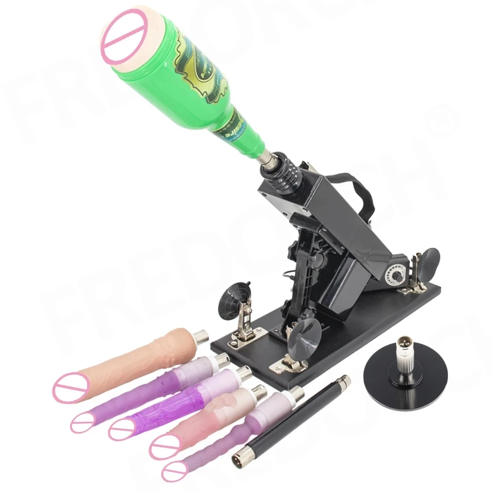FREDORCH A2 Automatic Masturbation Machine with Speed Controller for Male Female with 3XLR Dildo Attachments Adult Sex Toys