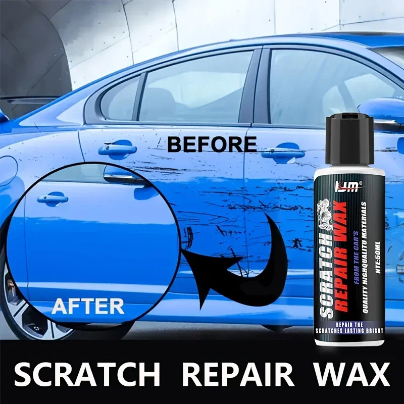 KJM automotive scratch repair protection and rotary removal polishing agent, automotive wax paint polishing repair formula