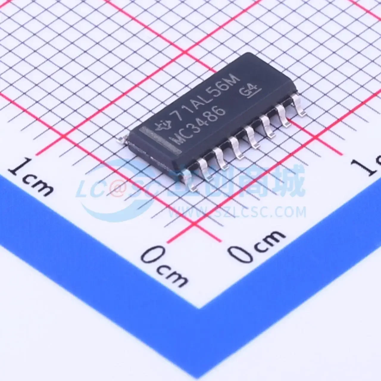 

10PCS MC3486 MC3486DR0 SOP-16