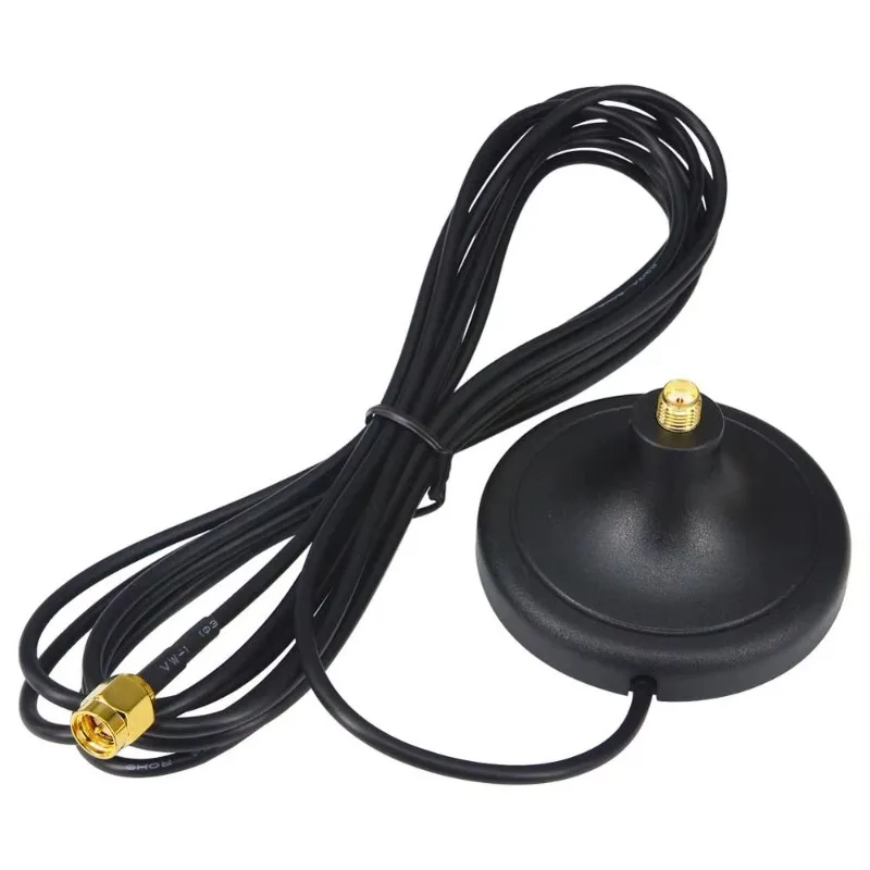 1 Pcs Antenna Extension Cable 3M Length SMA Male to Female WiFi Magnetic Base for Router Wireless Network Card Car Accessories