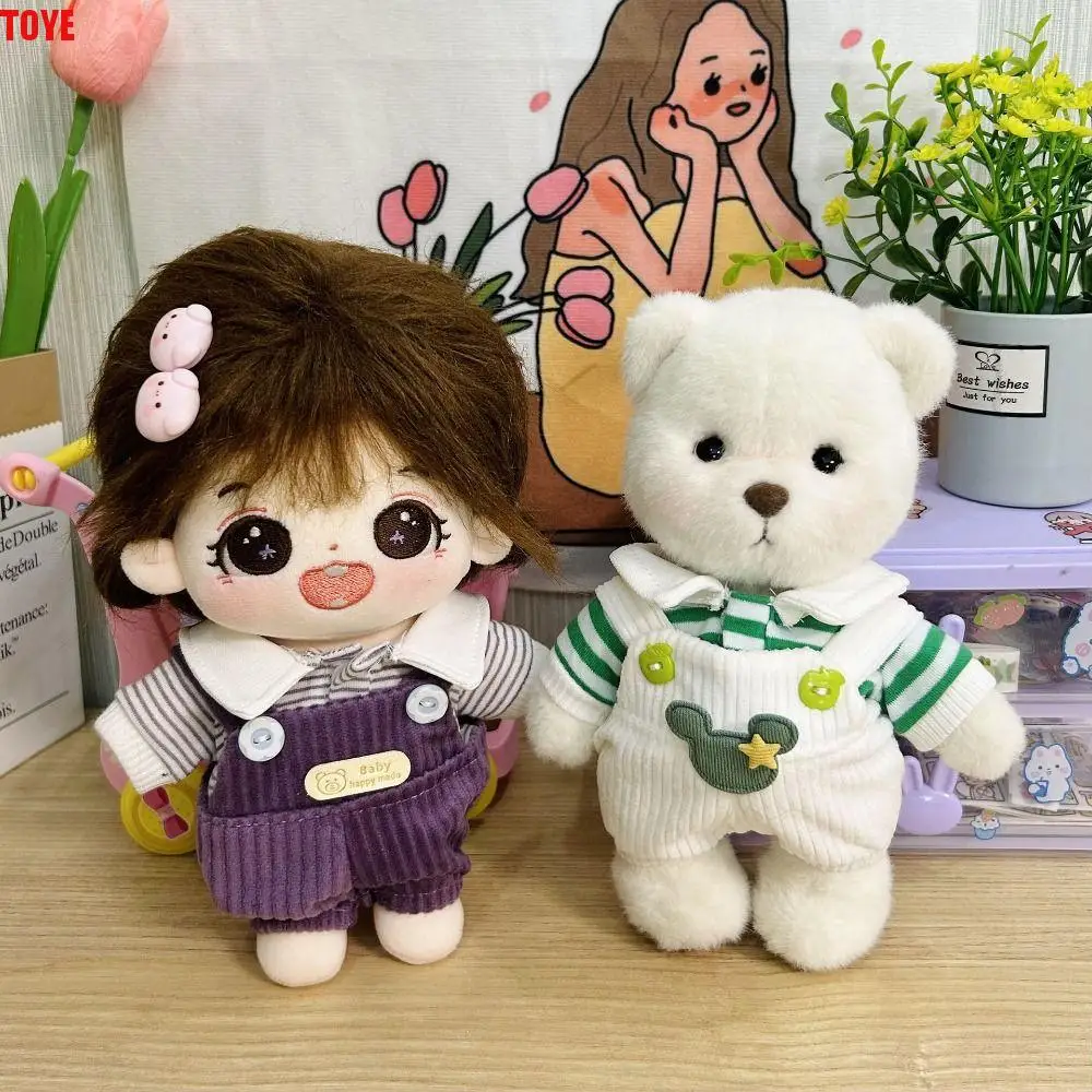 

Doll's Clothes Cotton Doll Clothes Dress Toy Accessories 20cm Doll Clothes Colorful Cute Doll Clothes Overalls