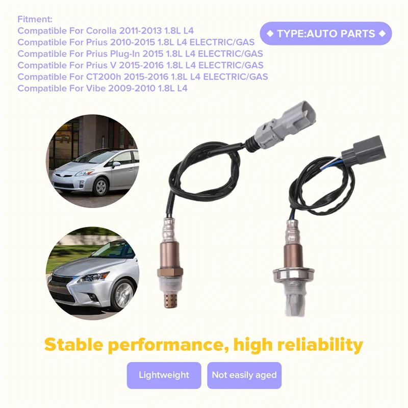 

F9-Upstream & Downstream Oxygen Sensor 234-9090 234-4400 89465-47080 89467-52060 For Toyota Prius 2010-2015