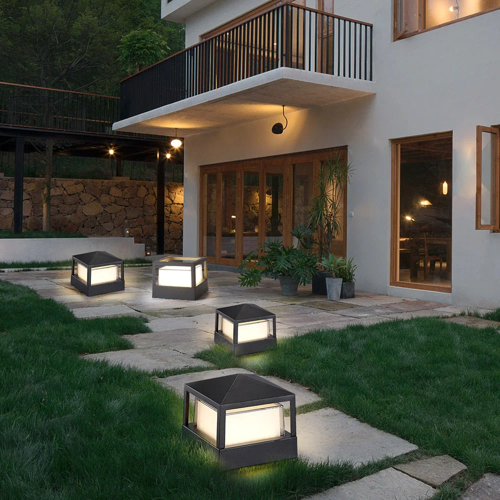 12W Outdoor Wall Light Nordic Wall Light Post Light Porch Light Waterproof Aluminum Wall Light Outdoor Lighting Decoration