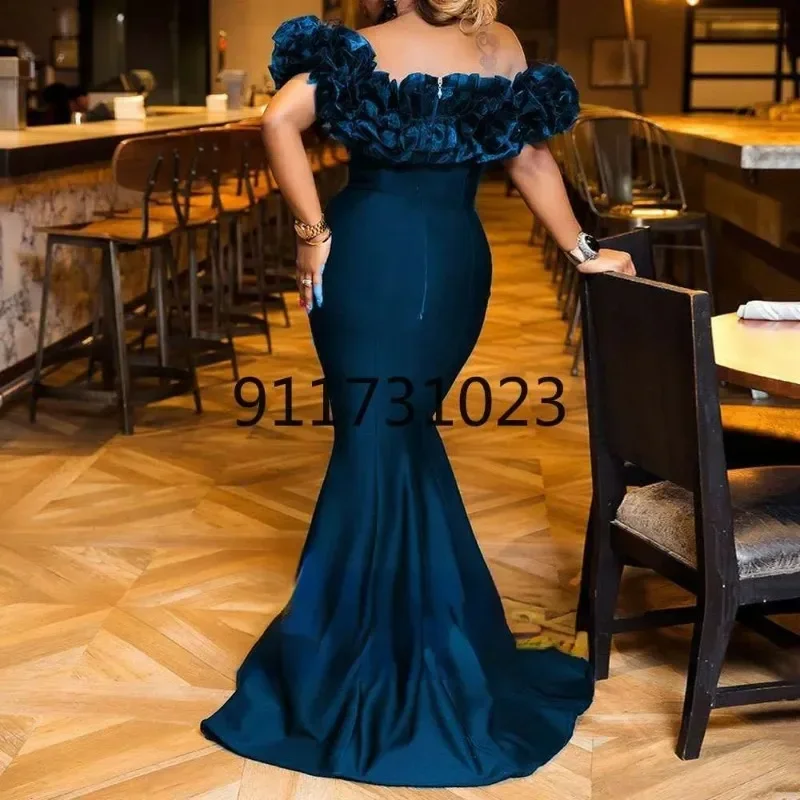 

Luxury 2025 Party Elegant Woman Evening Gown Plus Size Slim Printed Long Evening Dresses Ever Pretty Dress