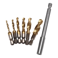 4341 Hexagon Shank M3-M10 Hexagon Shank Thread Metric Tap Drilling Screw Machine Compound Drill Bit