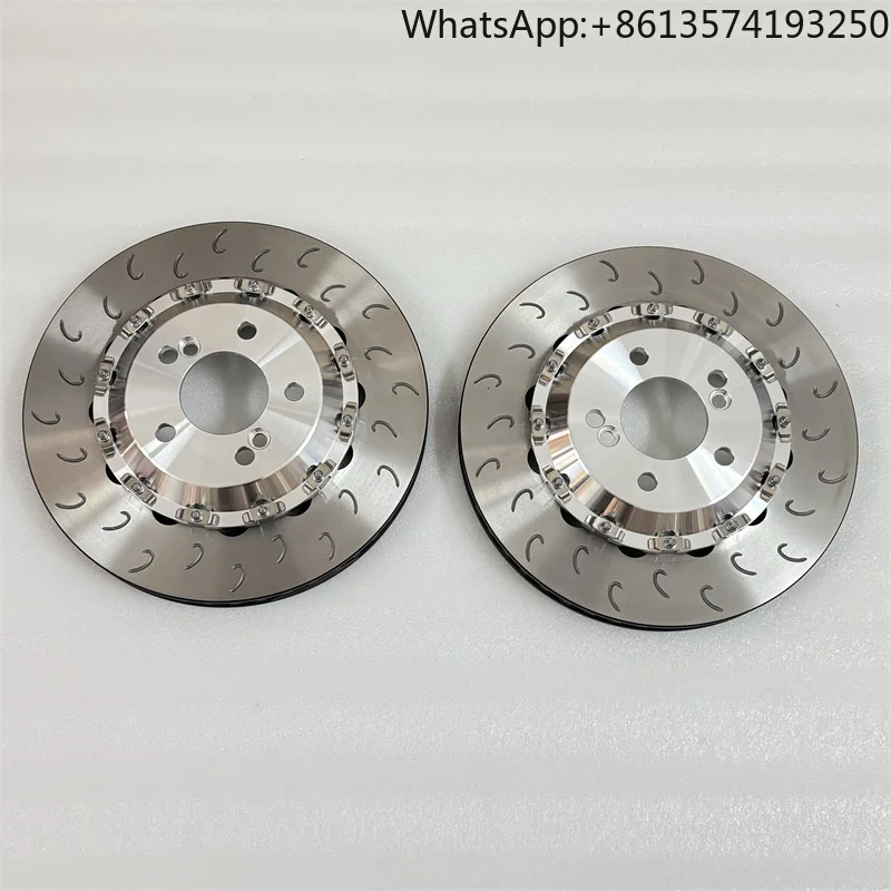 For 2-Piece 355*32mm Big Rotor Upgrade Caliper Auto Racing Fully Floating Brake Disc Universal Disc Toyota Lexus Land Cruiser Re