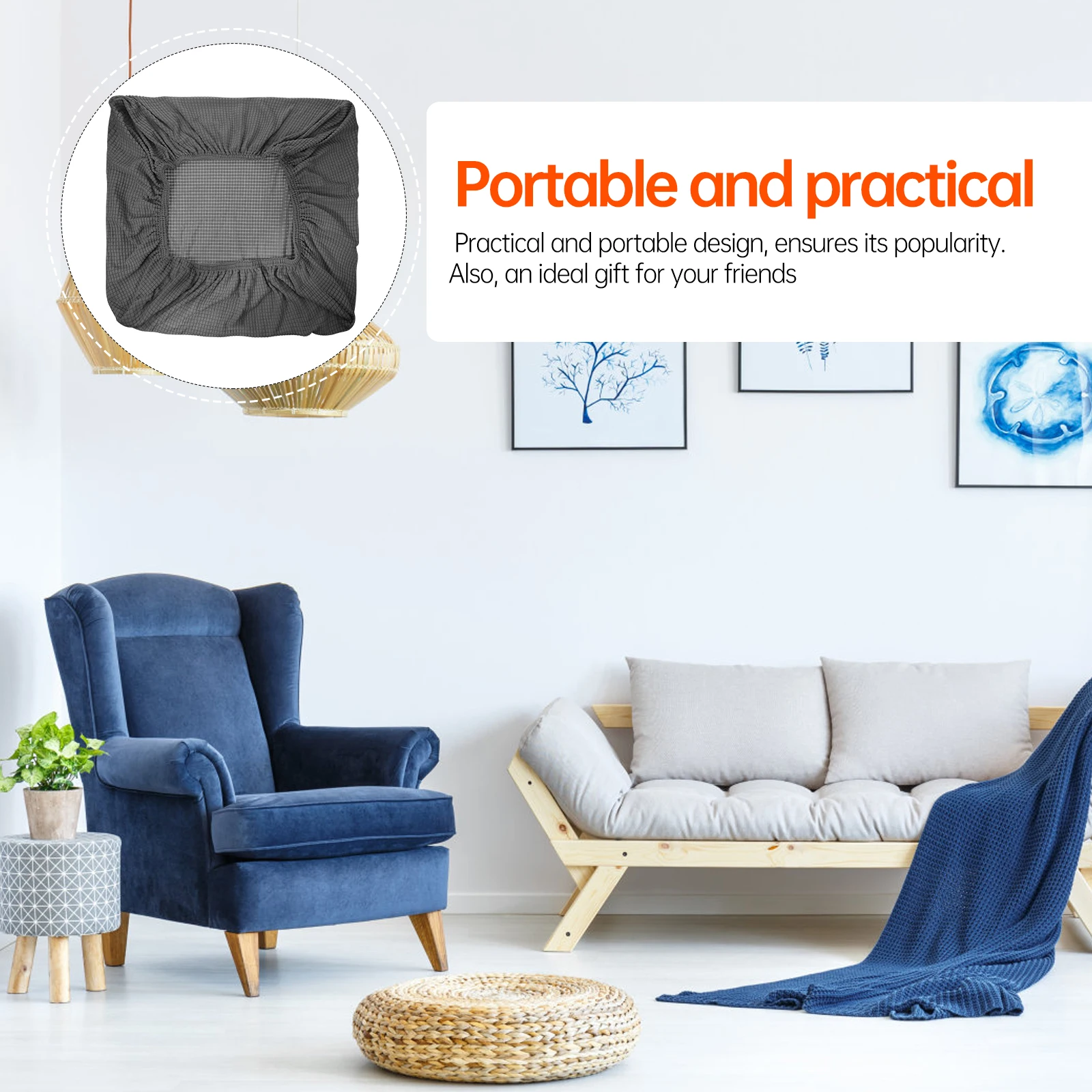 

Sofa Cushion Cover Waterproof Decorative Washable Couch Protector Seat Covers Polyester Material Easy Clean Wear Resistant Sofa