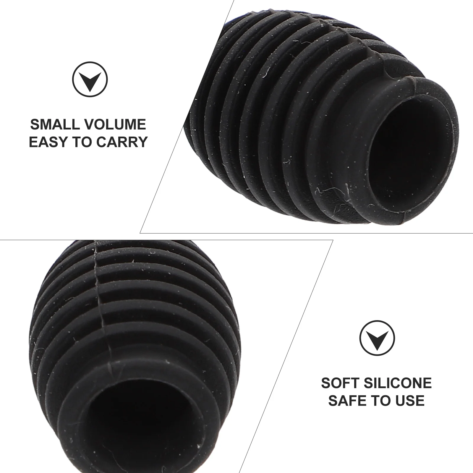 

Drumstick Protector Silent Drumsticks Practice Tip Cover Snare Muffler Mute Covers