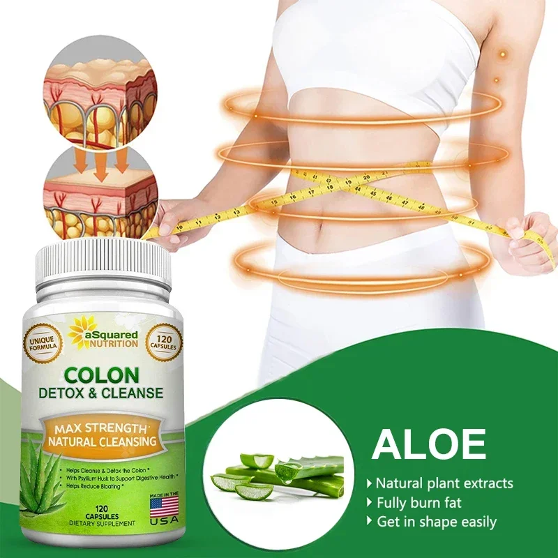 Pure Colon Detox & Cleanse - Maximum Strength, Natural Colon Detox Cleanser, Digestive Health, Bowel Movements for Men & Women