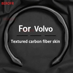 Car Suede Steering Wheel Cover  Sweat-absorbin  For Volvo S60 S90 XC40 XC60 XC90 V60 V90 C40 T5 T6 T8