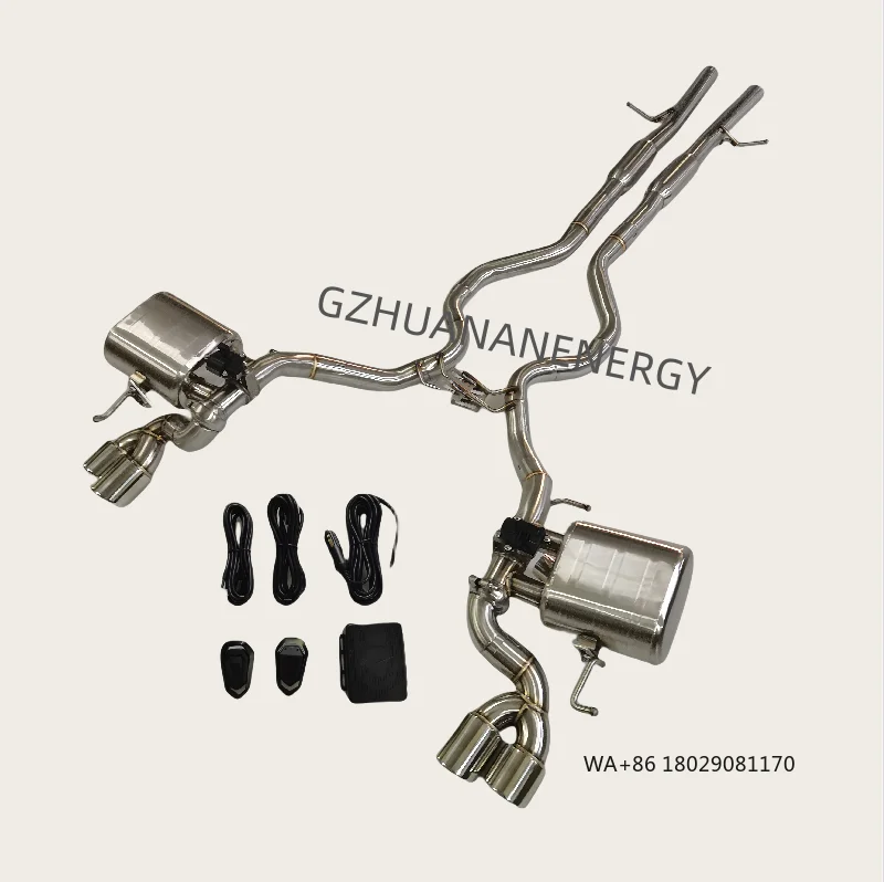 

Stainless Steel Catback Exhaust for Range Rover Sport 3.0T 2015 Car Exhaust Pipe Muffler With Valve