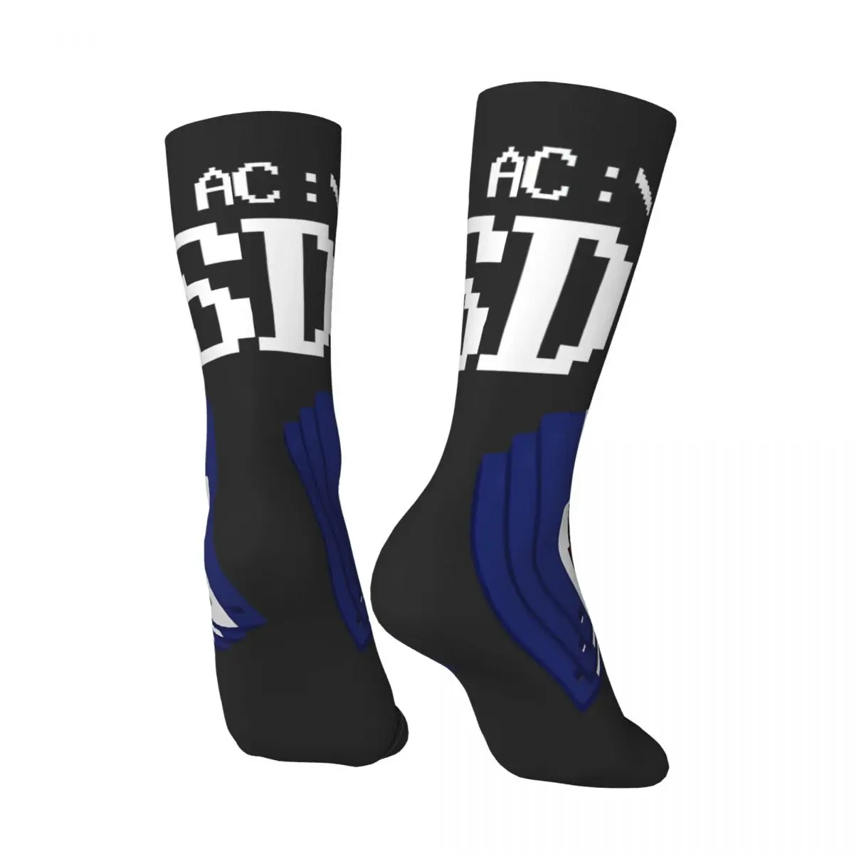 Hip Hop Retro Awesome Crazy Men's compression Socks Unisex MS-DOS Harajuku Pattern Printed Funny Novelty Happy Crew Sock Boys