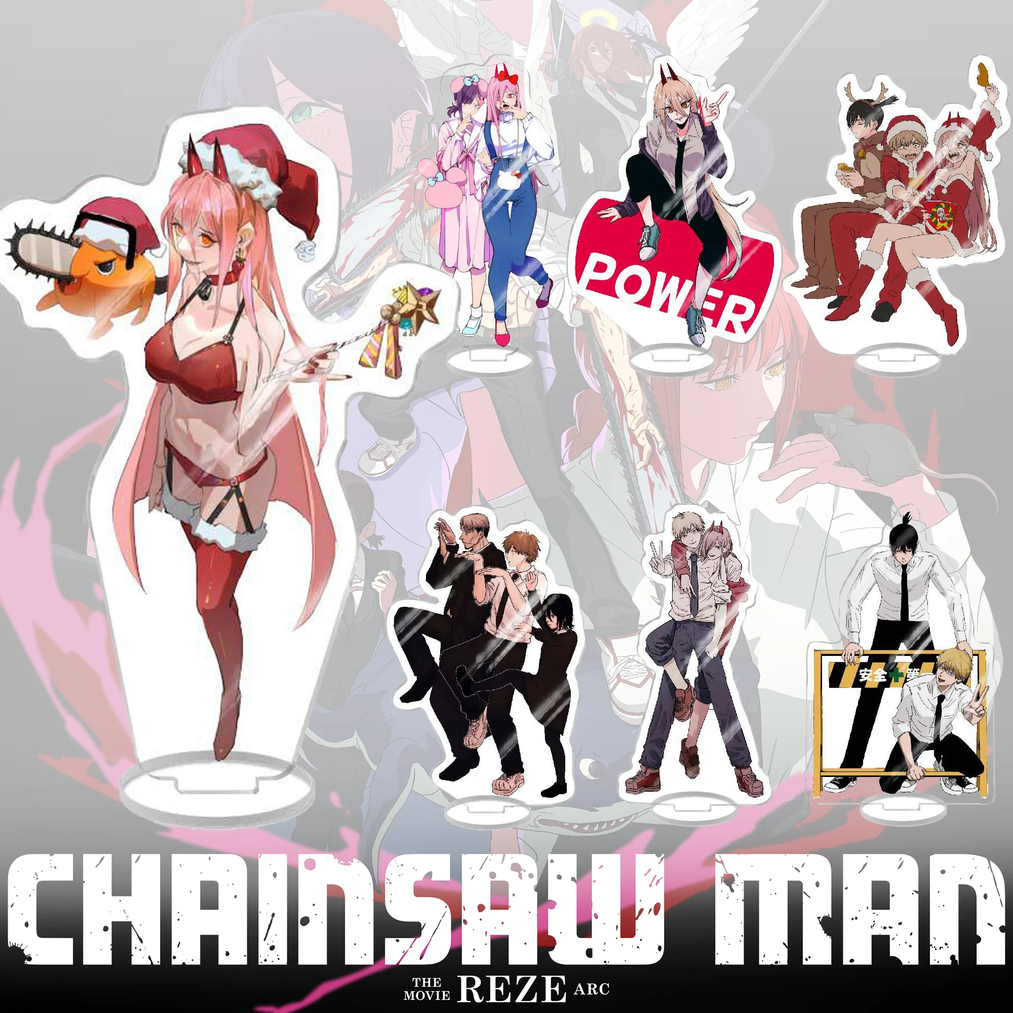 

Chainsaw Man2 Acrylic Stand 15cm Anime Character Figure Model, Desk Display, Collectible Ornament, Cute Gift for Fans, Desktop